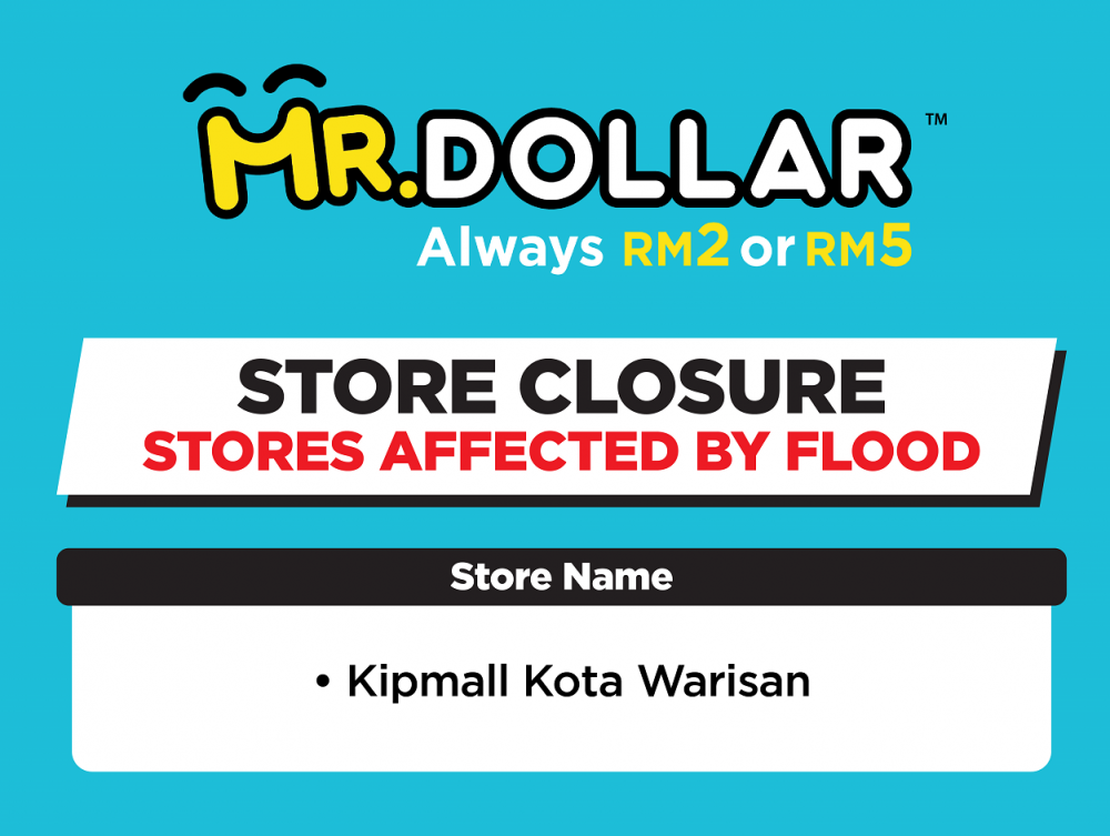 MR.DOLLAR Store Closure Notice