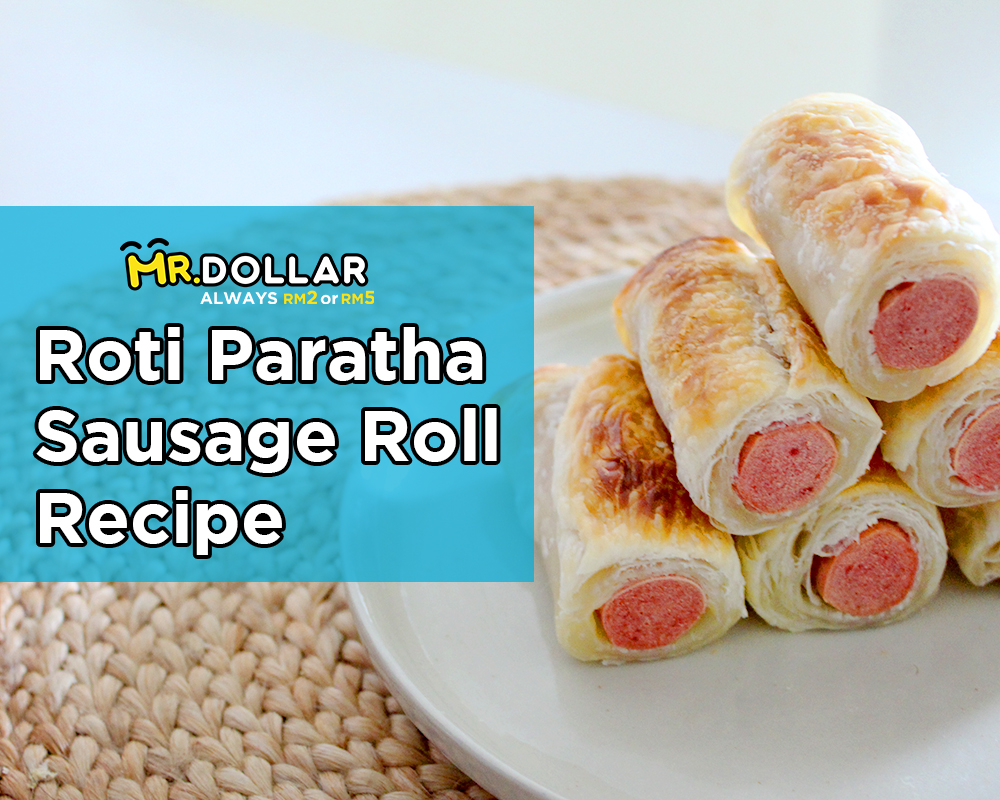 MR.DOLLAR: Roti Paratha Sausage Roll Recipe