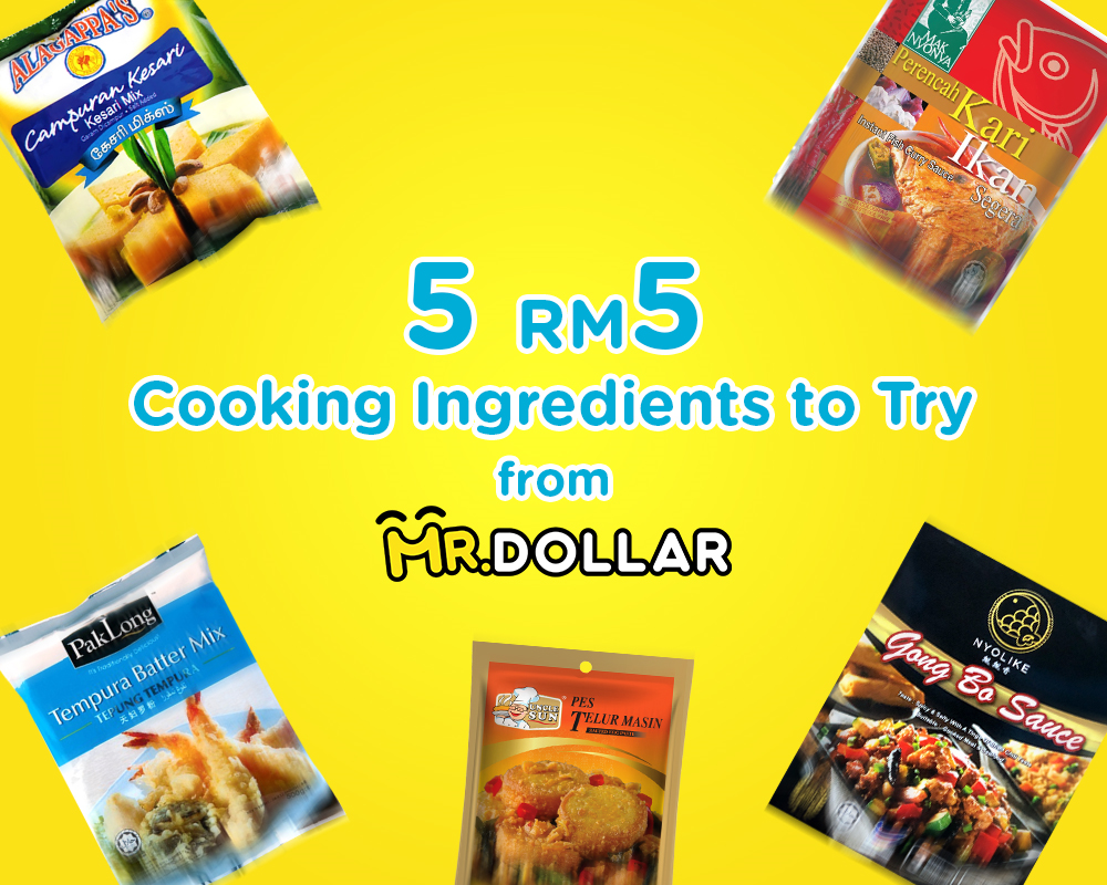 5 RM5 Cooking Ingredients to Try from MR.DOLLAR